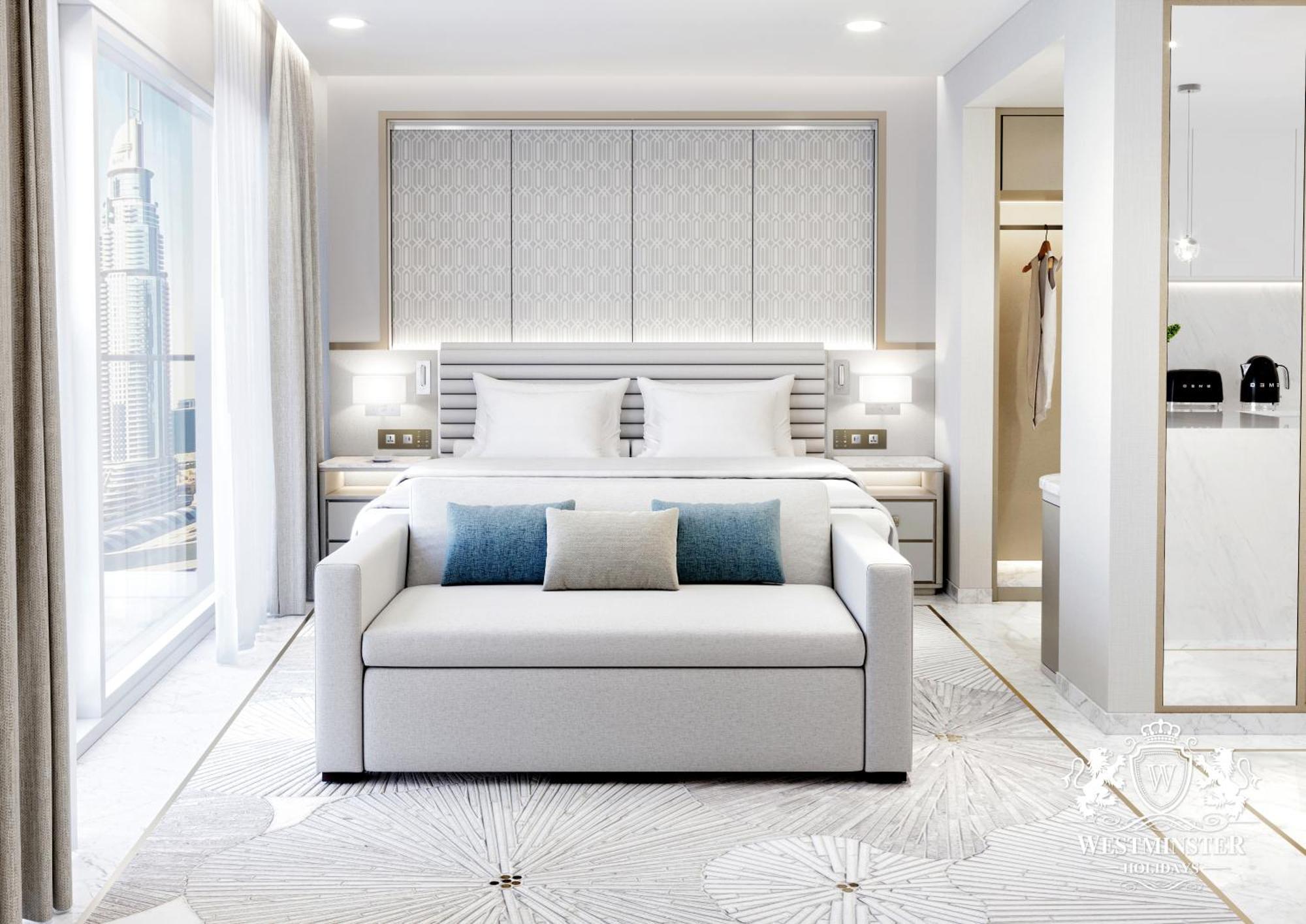 Westminster Dubai Mall Bagian luar foto A rendering of a bedroom in a Signature Suite